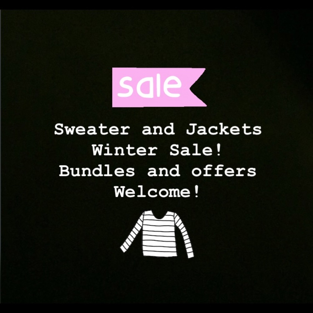 BUNDLE AND SAVE 10% New & EUC sweaters and jackets